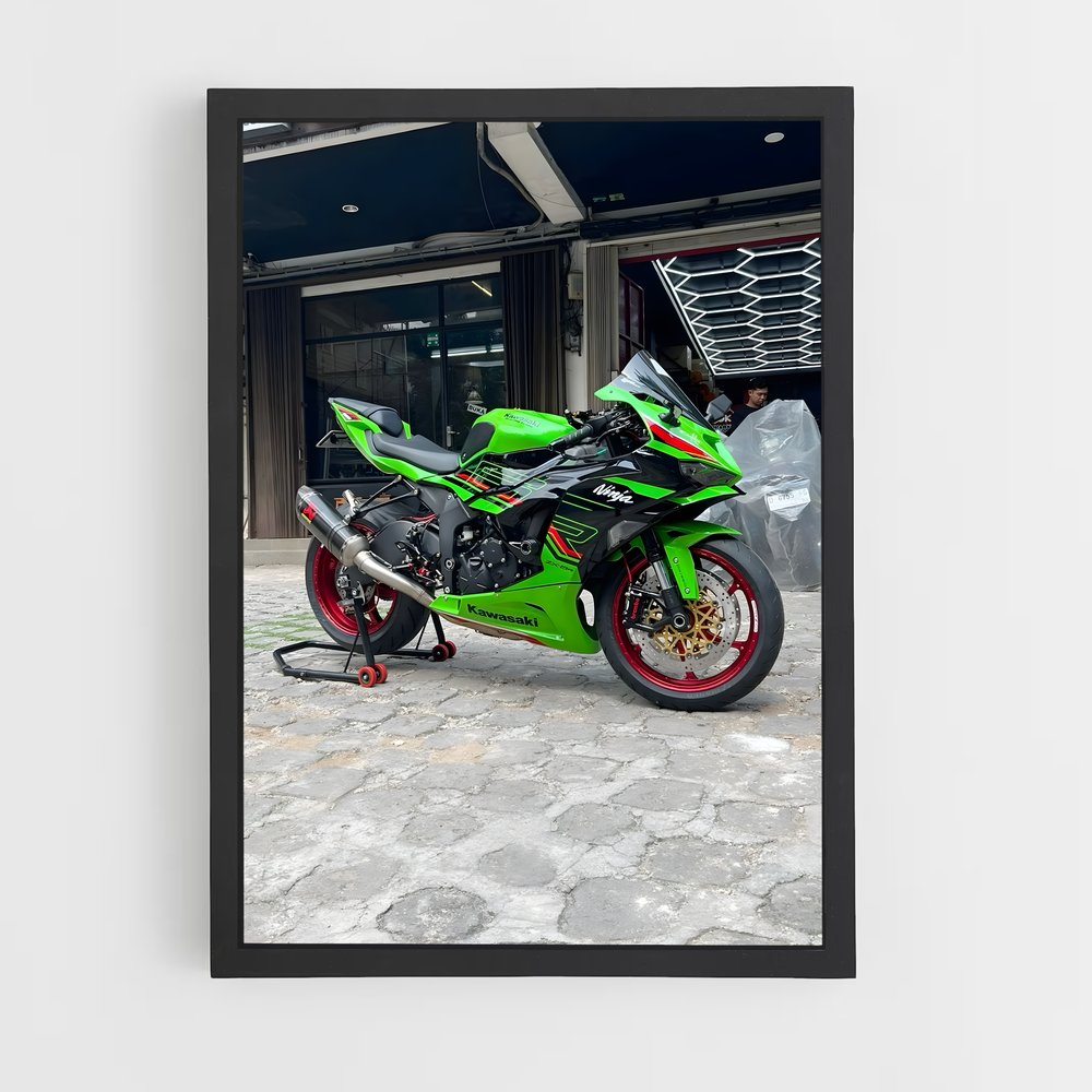 Poster Moto Verte – affiche Citroën (vue 2)